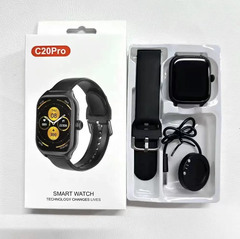 Smart Watch C20 Pro Smartwatch Activity Sleep Fitness Mood Tracker BT Call Sport Bracelet Alarm Clock C20PRO Smartwatch