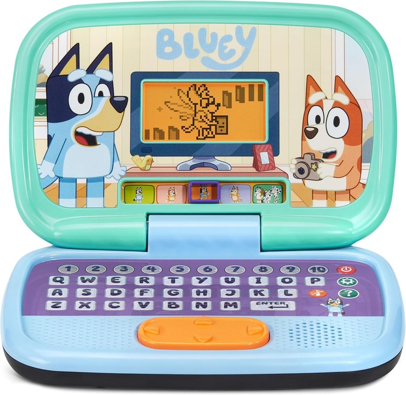 VTech Bluey Learning Laptop Kids Educational Toy Letters Numbers Music