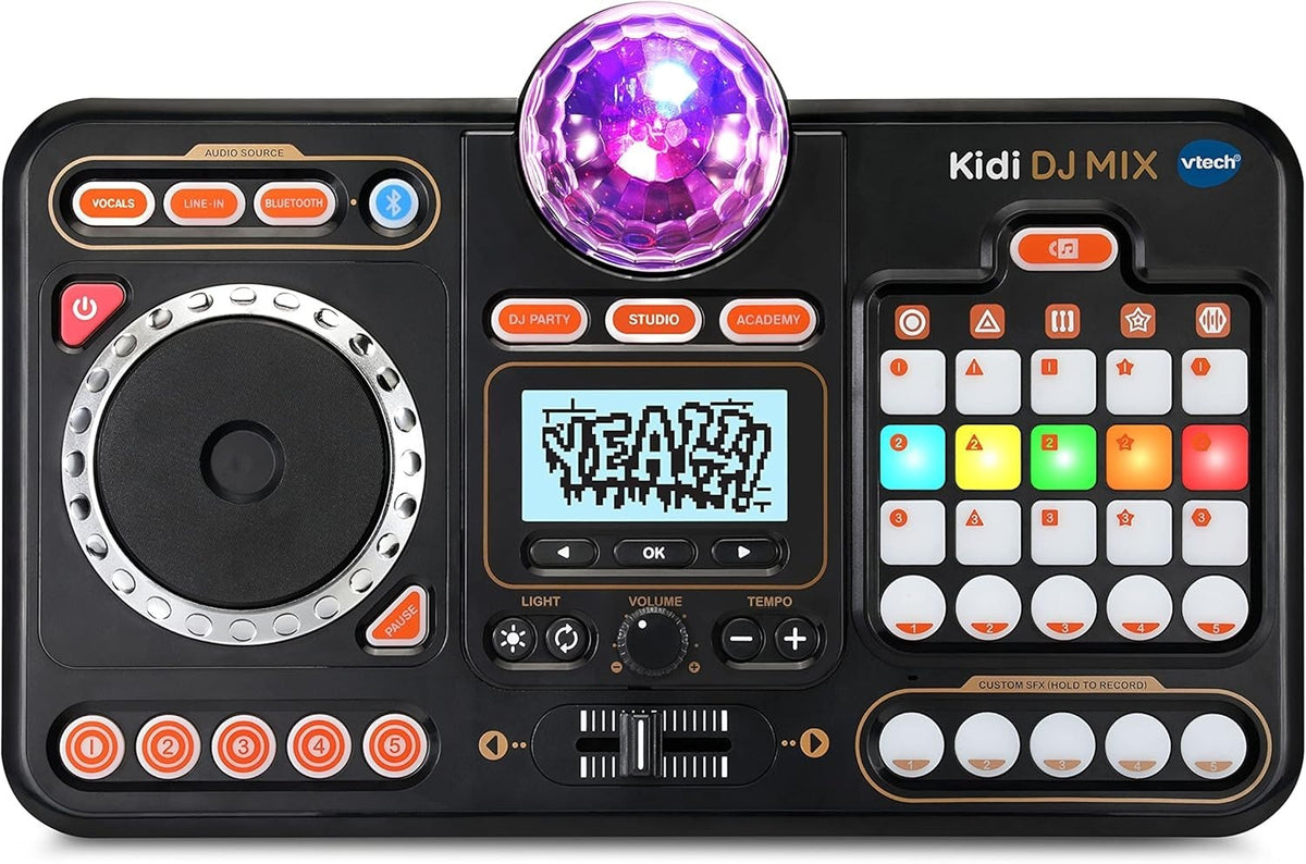 VTech KidiDJ Mixer Kids Music Light Effects Educational Interactive Toy Ages 6+