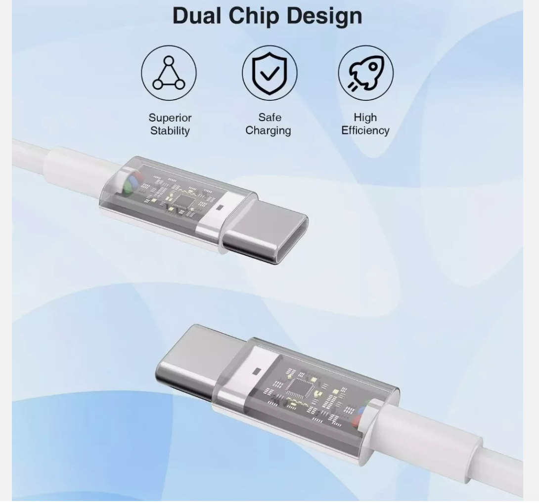 USB-C to USB-C Cable Fast Charger Type C to Type C Charging Cord Rapid Charger