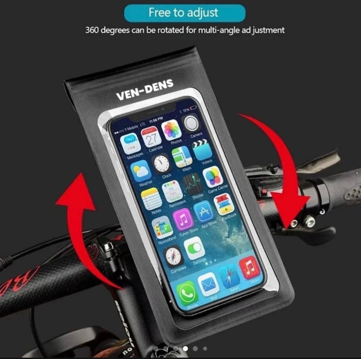 Bicycle 360 Waterproof Phone Case Holder For All Mobile Phones