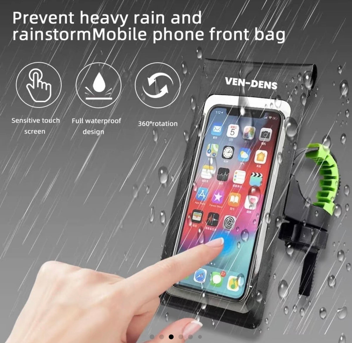 Bicycle 360 Waterproof Phone Case Holder For All Mobile Phones