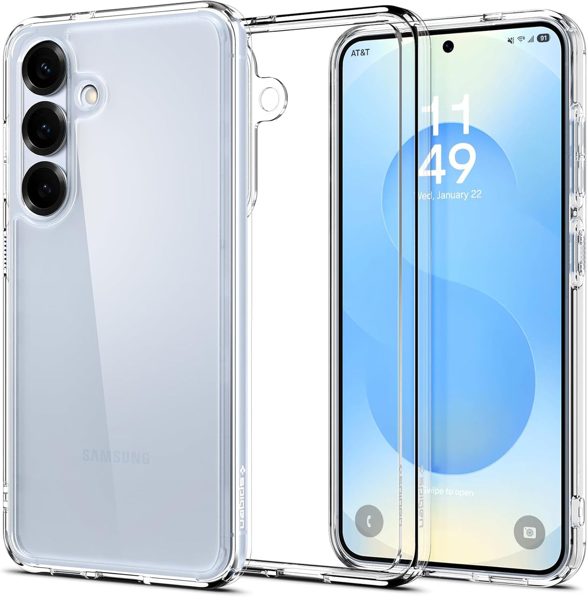 Premium Clear Shockproof Case for Samsung S20–S25 Series | Ultra Slim, Anti-Yellow, Scratch Resistant Cover