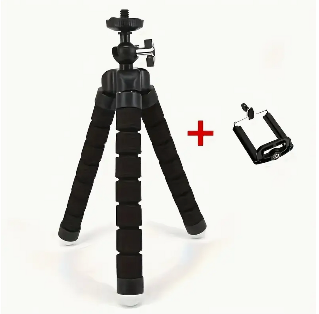 Tripod Stand Universal Mobile Phone & Camera – Foldable, Adjustable, Durable, Desktop & Travel Mount