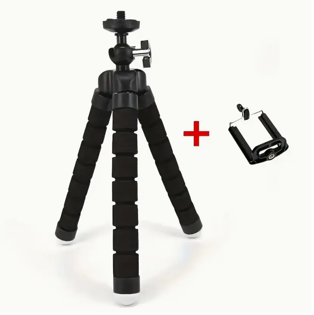 Tripod Stand Universal Mobile Phone & Camera – Foldable, Adjustable, Durable, Desktop & Travel Mount