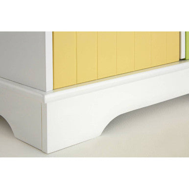 Isla Kids White and Multi Coloured 4 Drawer Storage Unit