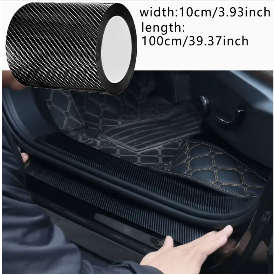 🚗 3D Carbon Fiber Car Door Edge Protector – Waterproof, Scratch-Resistant & Universal Fit