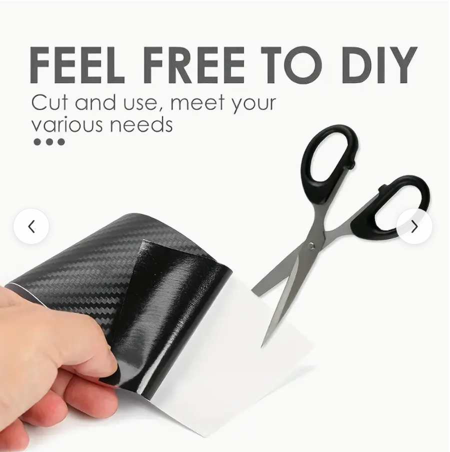 🚗 3D Carbon Fiber Car Door Edge Protector – Waterproof, Scratch-Resistant & Universal Fit