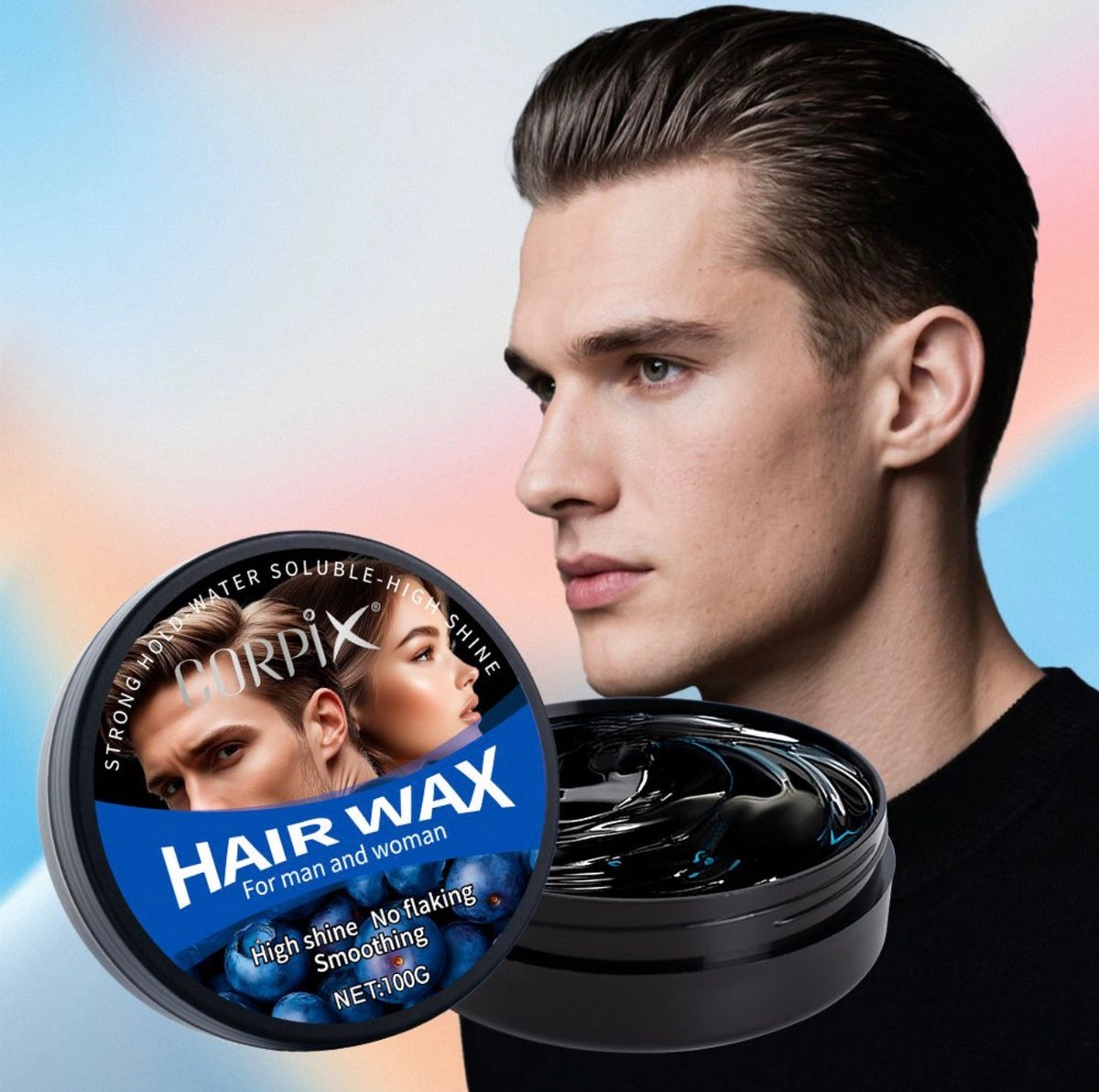 CORPIX Hair Styling Wax – Extreme Hold & Look (Matte to Gloss Finish) – 100g