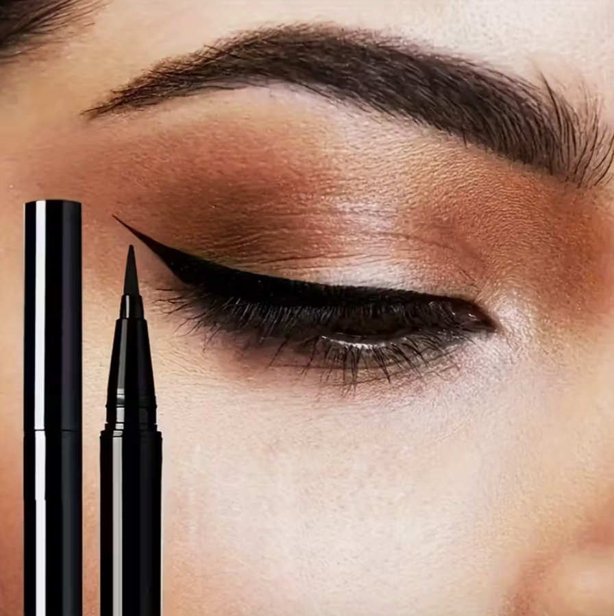 3PCS Black Liquid Eyeliner Pens – Quick Dry, Waterproof & Smudge-Proof