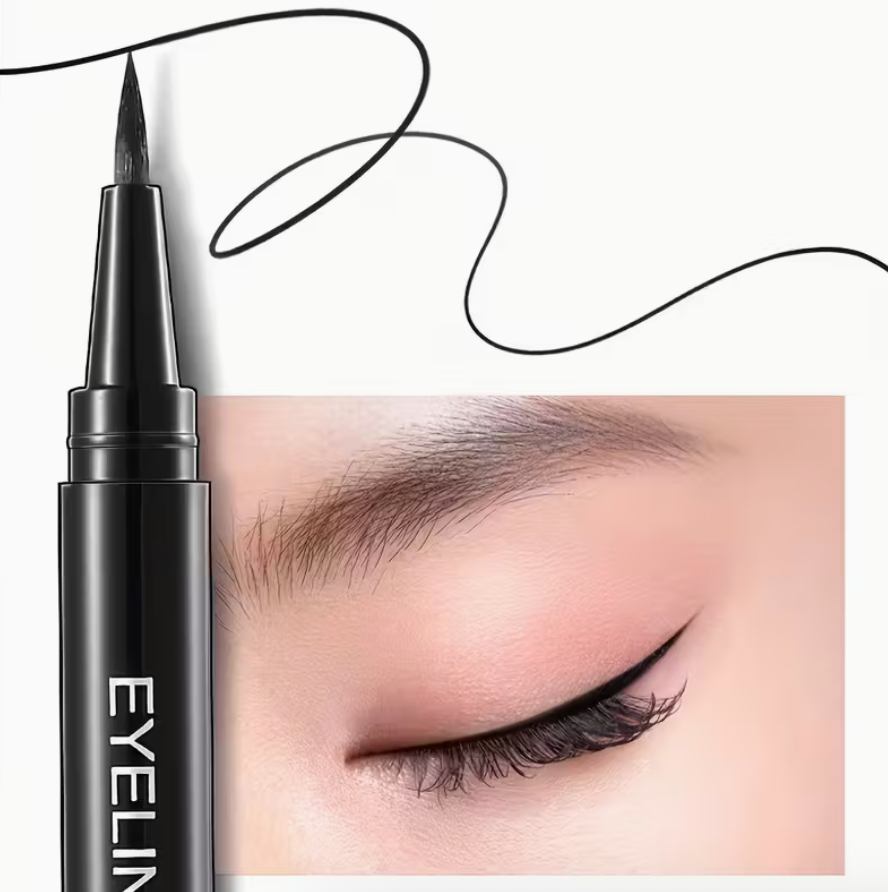 3PCS Black Liquid Eyeliner Pens – Quick Dry, Waterproof & Smudge-Proof