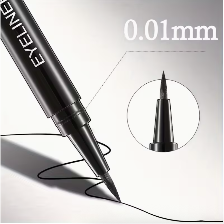 3PCS Black Liquid Eyeliner Pens – Quick Dry, Waterproof & Smudge-Proof