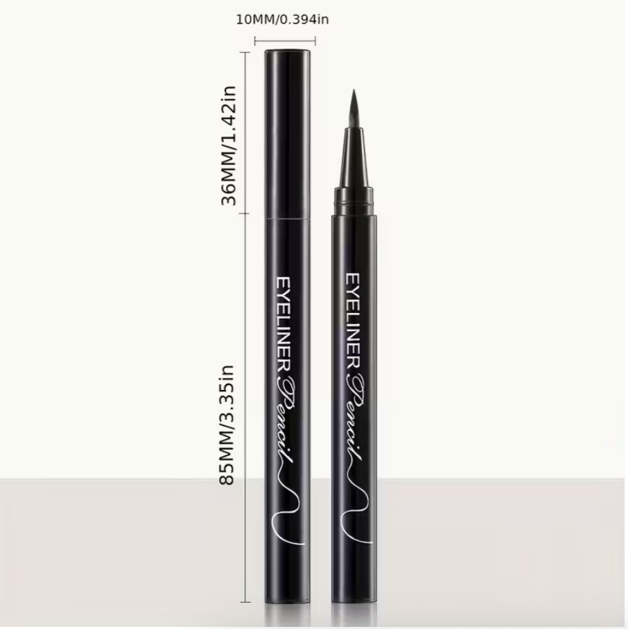3PCS Black Liquid Eyeliner Pens – Quick Dry, Waterproof & Smudge-Proof
