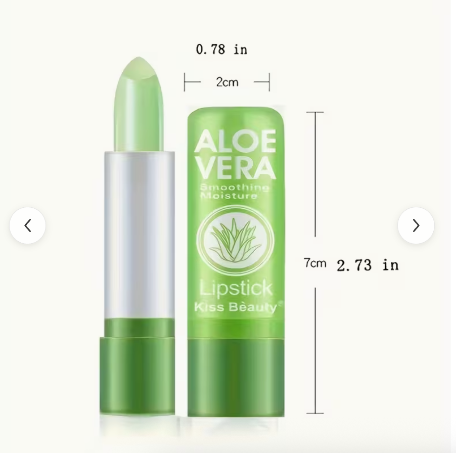 2PCS Long-Lasting Colored Lip Balm – Temperature Changing, Non-Sticky & Non-Fading Lipstick