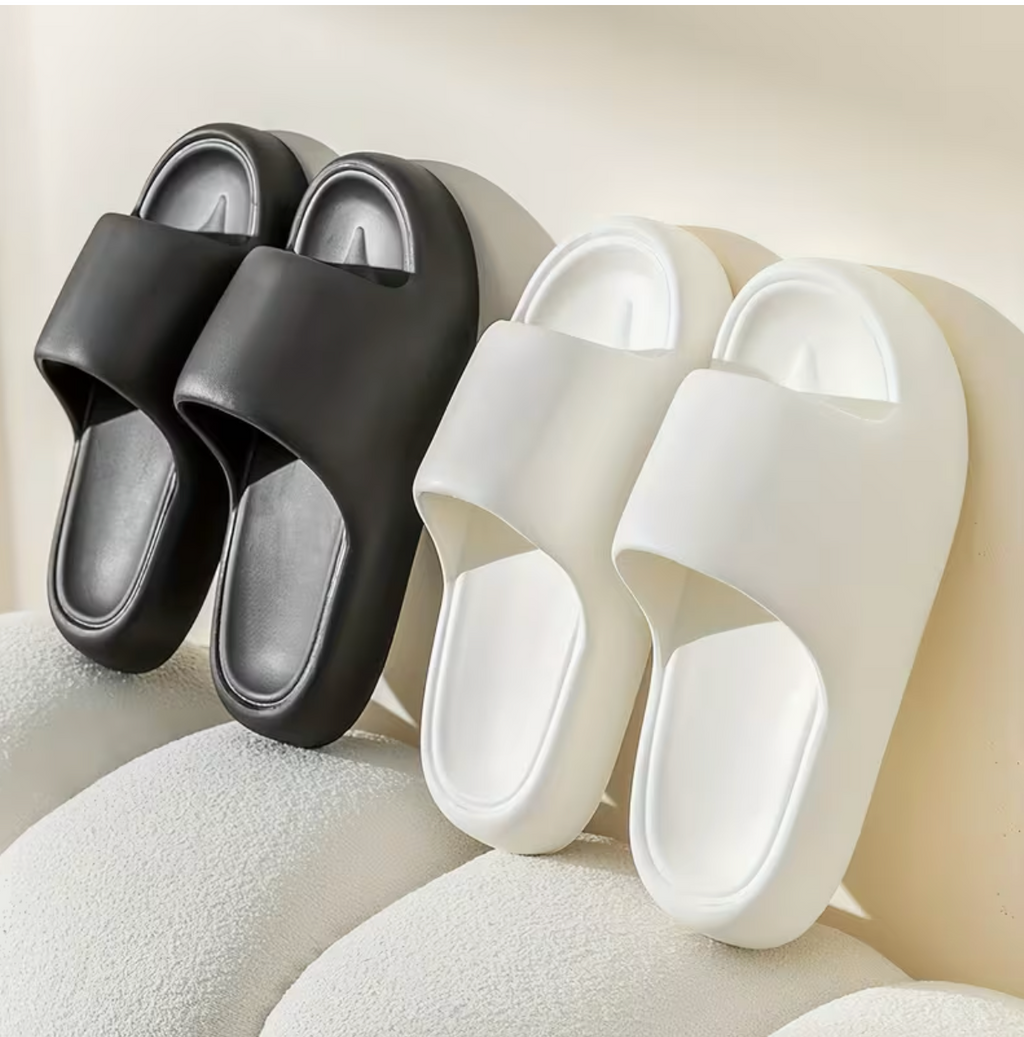 Stylish And Versatile EVA Thick-Soled Couple Slippers, with a Sole Height of 3.5CM. They Feature a Easy And Elegant Design, Providing Comfort And Softness When Worn. Suitable for Home, Bathroom, And Outdoor Beach Use, Women Shoes