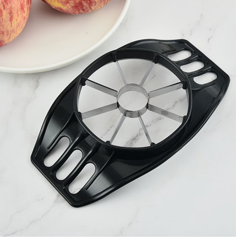 Stainless Steel 1pc Apple Slicer, Manual Round Blade Fruit Cutter, No Power Supply Needed, Kitchen Gadget for Easy Apple Slicing, Quick Slicing Tool|Circular Blade Arrangement|Robust Handle Construction, Fruit Slicer
