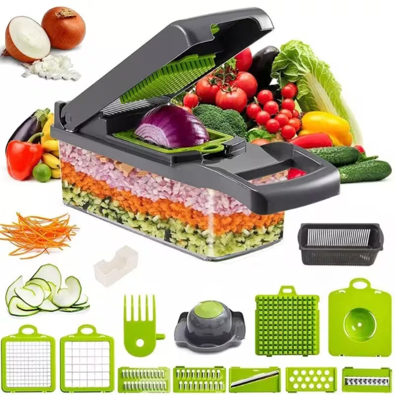 15-in-1 Food Vegetable Salad Fruit Peeler Kitchen Cutter Slicer Dicer Chopper