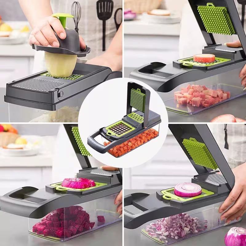 15-in-1 Food Vegetable Salad Fruit Peeler Kitchen Cutter Slicer Dicer Chopper