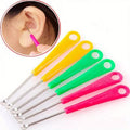 10pcs Metal Ear Wax Cleaning Spoon Ear Pick Scraper Ear Care Tool Assorted Colours