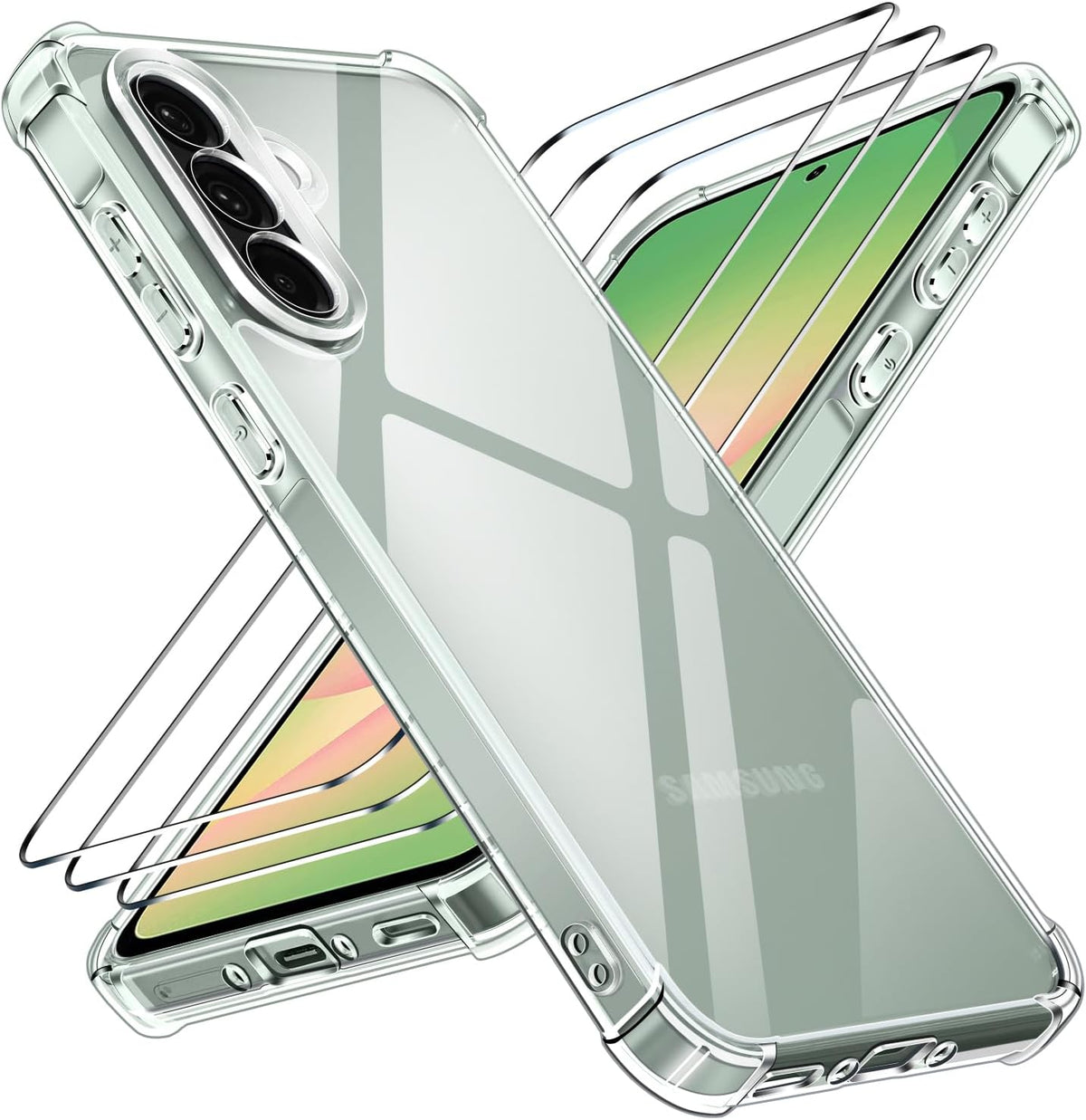 Crystal Clear Transparent Case for  A Series – Slim, Shockproof & Stylish Protection