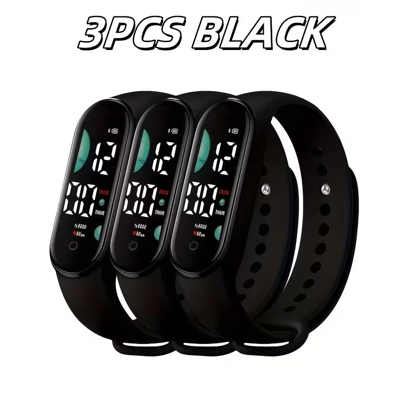 LED Digital Sports Watch – Unisex Lightweight Watch with Colour Display