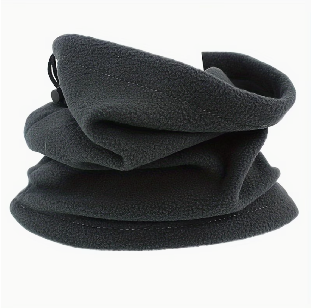 Men's 3-in-1 Scarf Neck Gaiter – Adjustable Grey