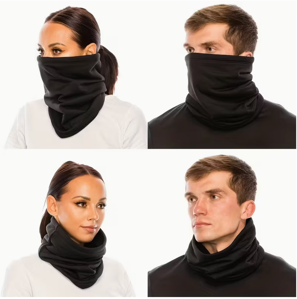 Men's 3-in-1 Scarf Neck Gaiter – Adjustable Grey
