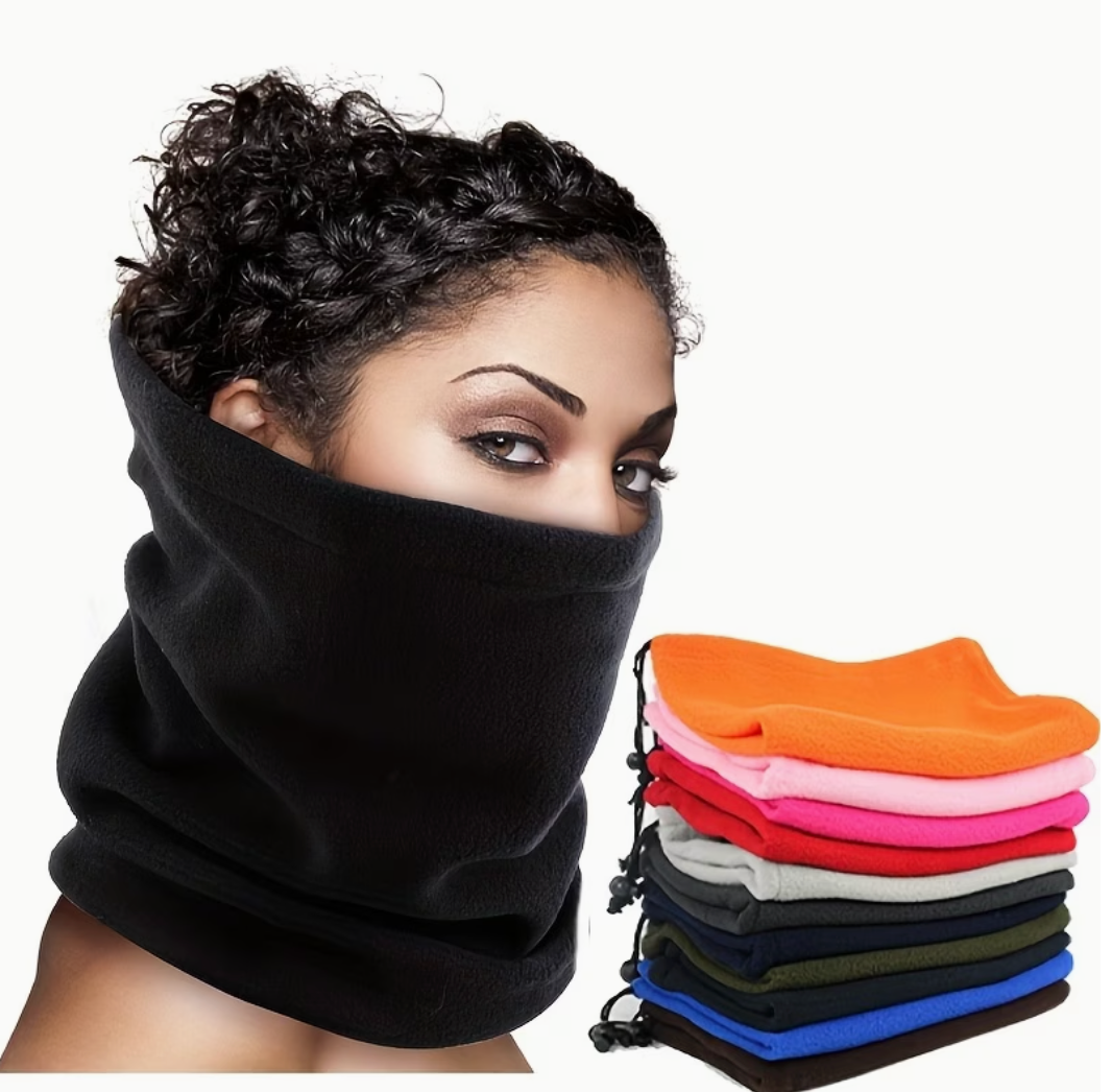 Men's 3-in-1 Scarf Neck Gaiter – Adjustable Grey