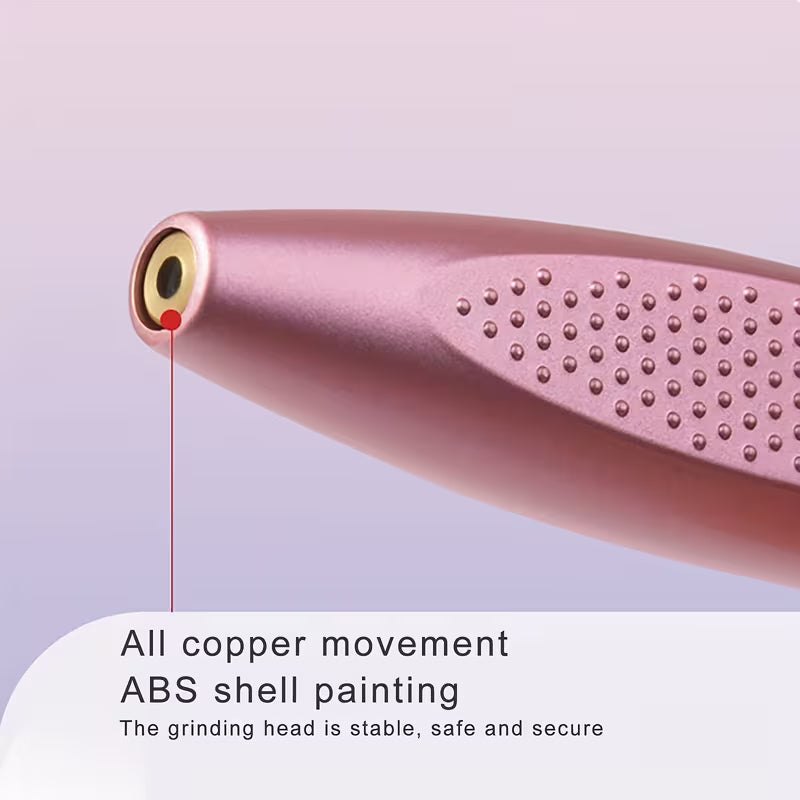 Professional Cordless Electric Nail File Kit – Rechargeable Nail Drill with Multi-Head Sanding Bits