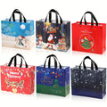 Large Reusable Christmas Tote Bag – Non-Woven Shopping & Gift Bag