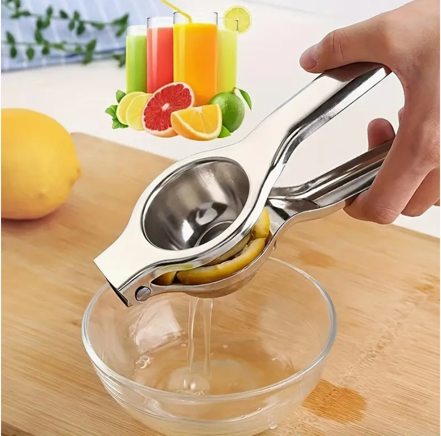 Stainless Steel Manual Juicer – Durable Handheld Lemon & Orange Squeezer for Home, Kitchen & Restaurant Use