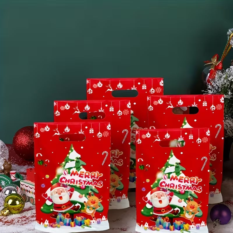 10-Pack Shimmering Bead Gift Bags – Reusable Decorative Goodie Bags