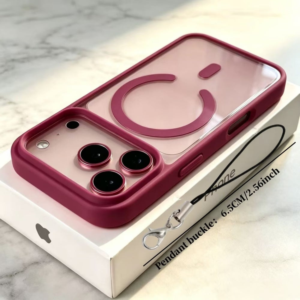 Burgundy Protective Phone Case for iPhone 18 Pro Max
