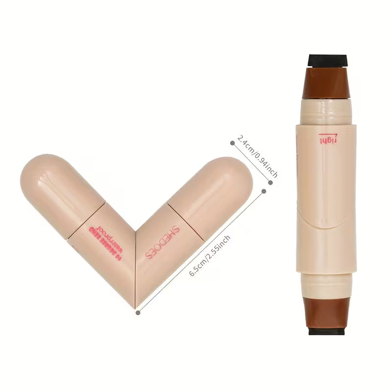 Black Dual Tip Rotating Eyeliner Pen – Waterproof & Smudge-Proof Eye Makeup