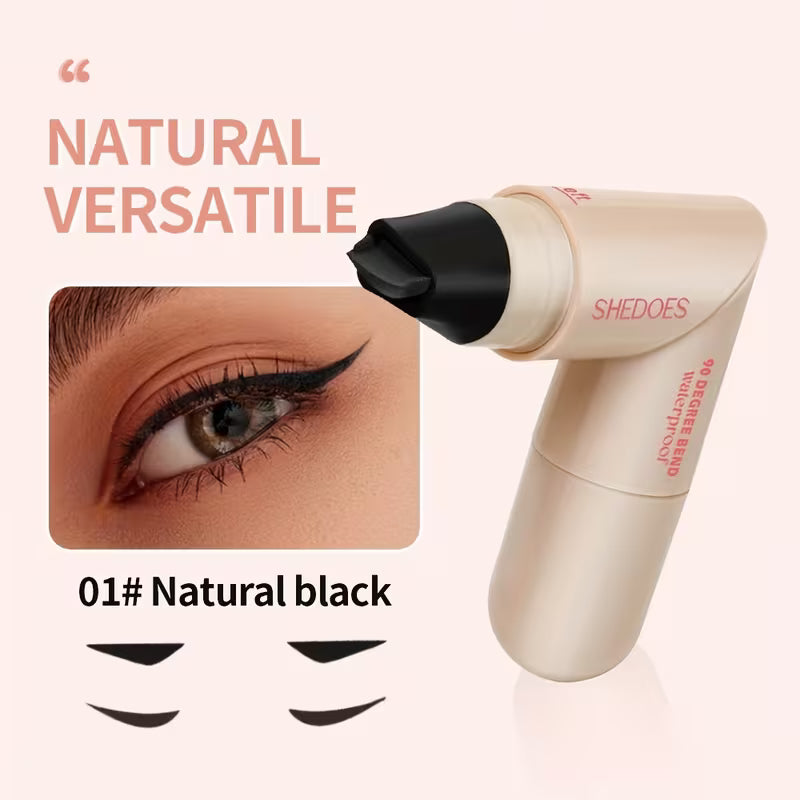 Black Dual Tip Rotating Eyeliner Pen – Waterproof & Smudge-Proof Eye Makeup