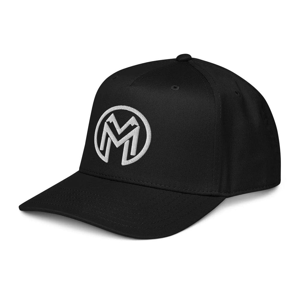 5 panel cap -  Premium Black and White