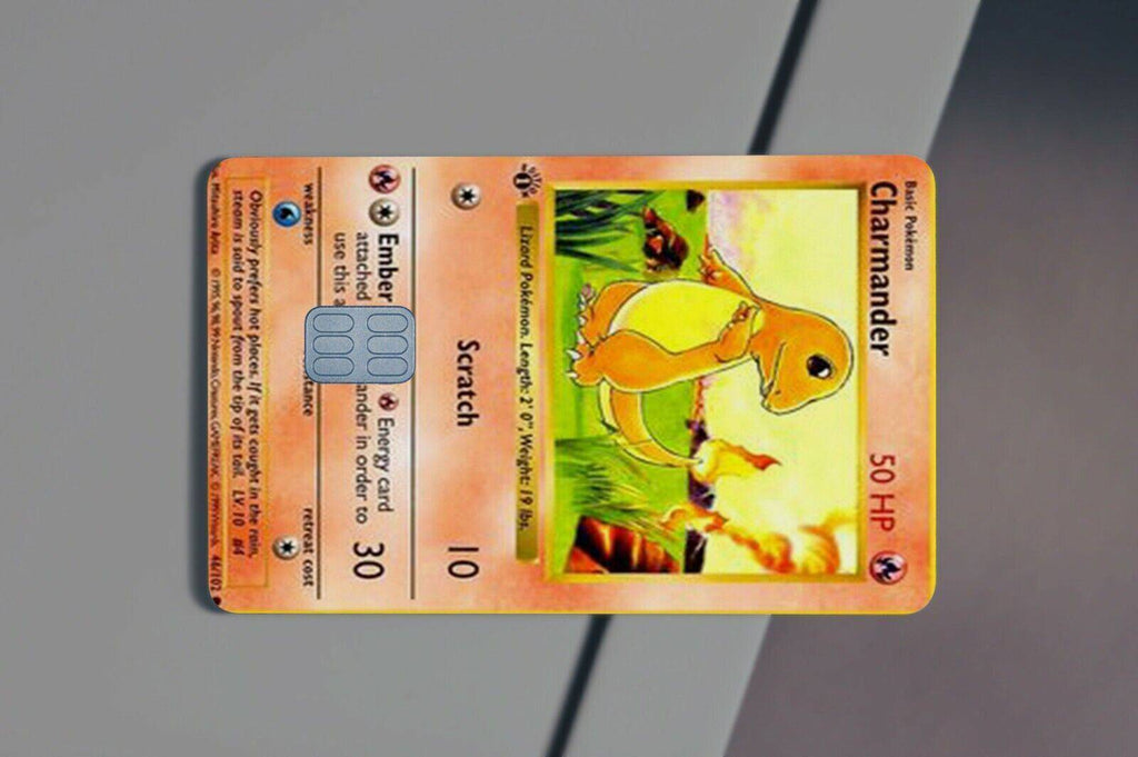 Pokemon Charmander Classic Credit Card Skin