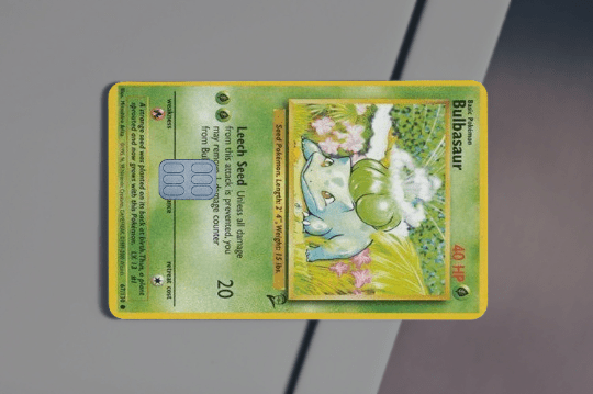 Pokemon Bulbasaur Classic Credit Card Skin
