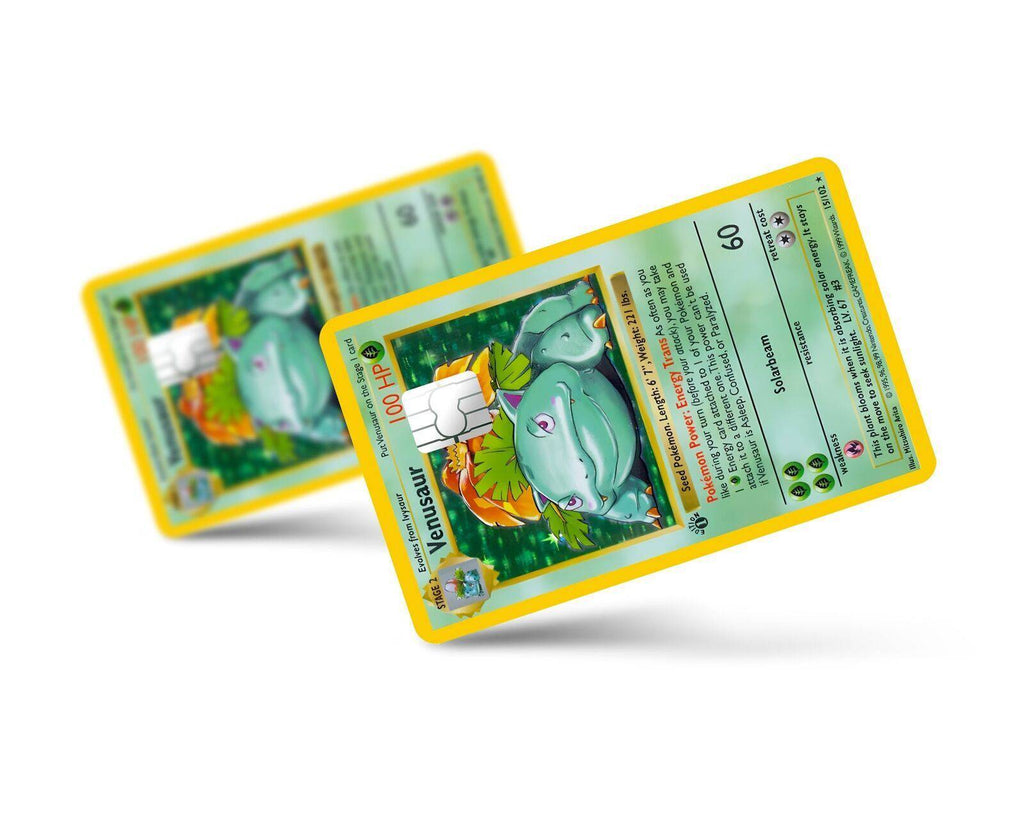 Venusaur Pokemon Card Skin Credit Card Skin