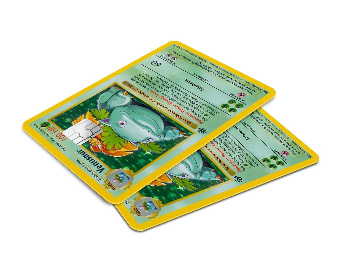 Venusaur Pokemon Card Skin Credit Card Skin
