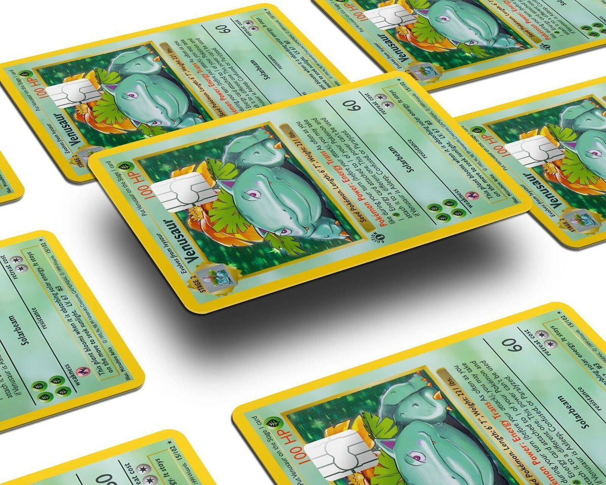 Venusaur Pokemon Card Skin Credit Card Skin