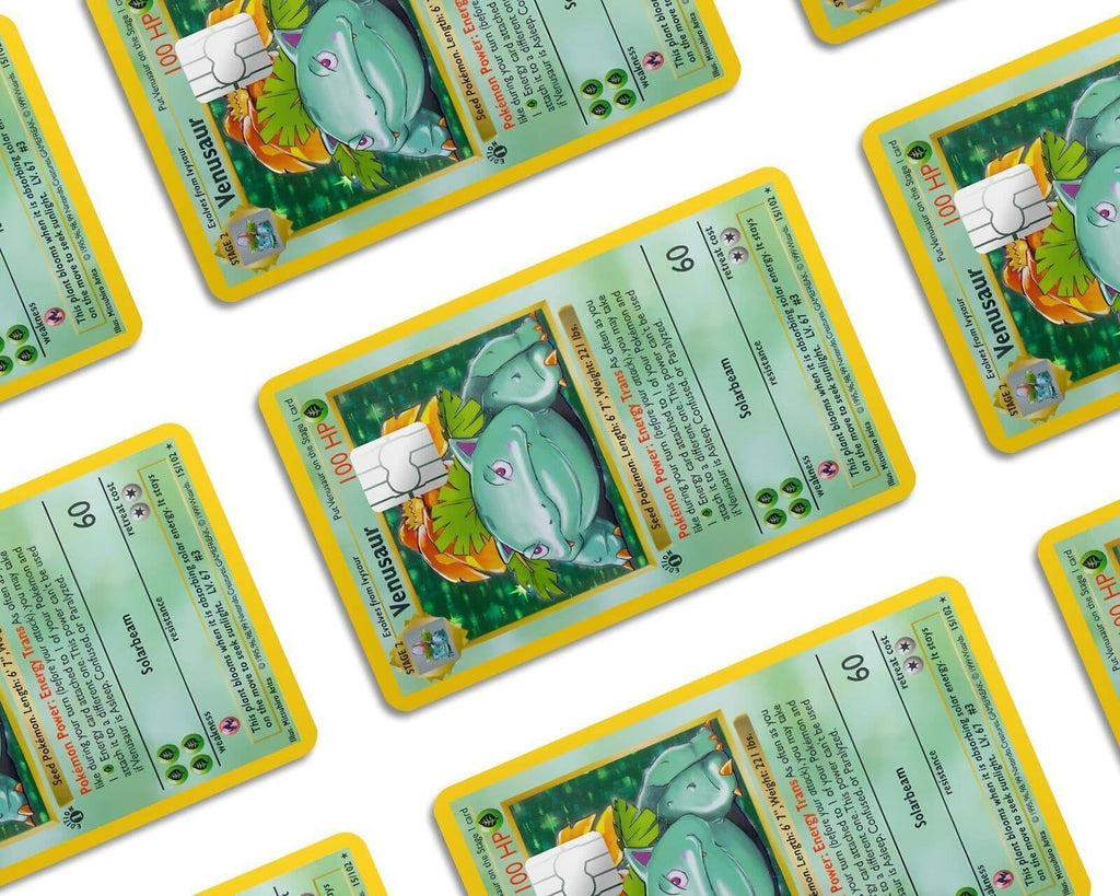 Venusaur Pokemon Card Skin Credit Card Skin