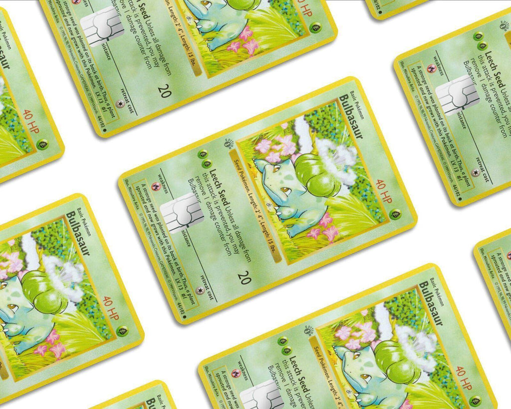 Bulbasaur Pokemon Card Skin Credit Card Skin