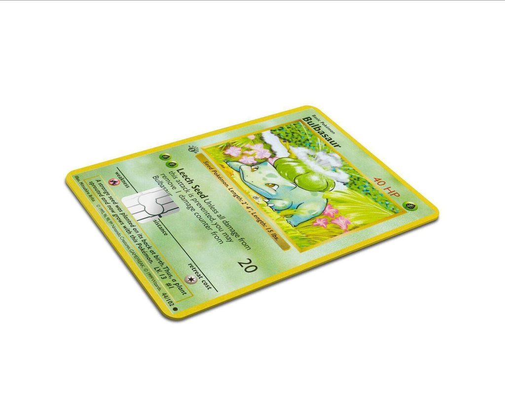 Bulbasaur Pokemon Card Skin Credit Card Skin