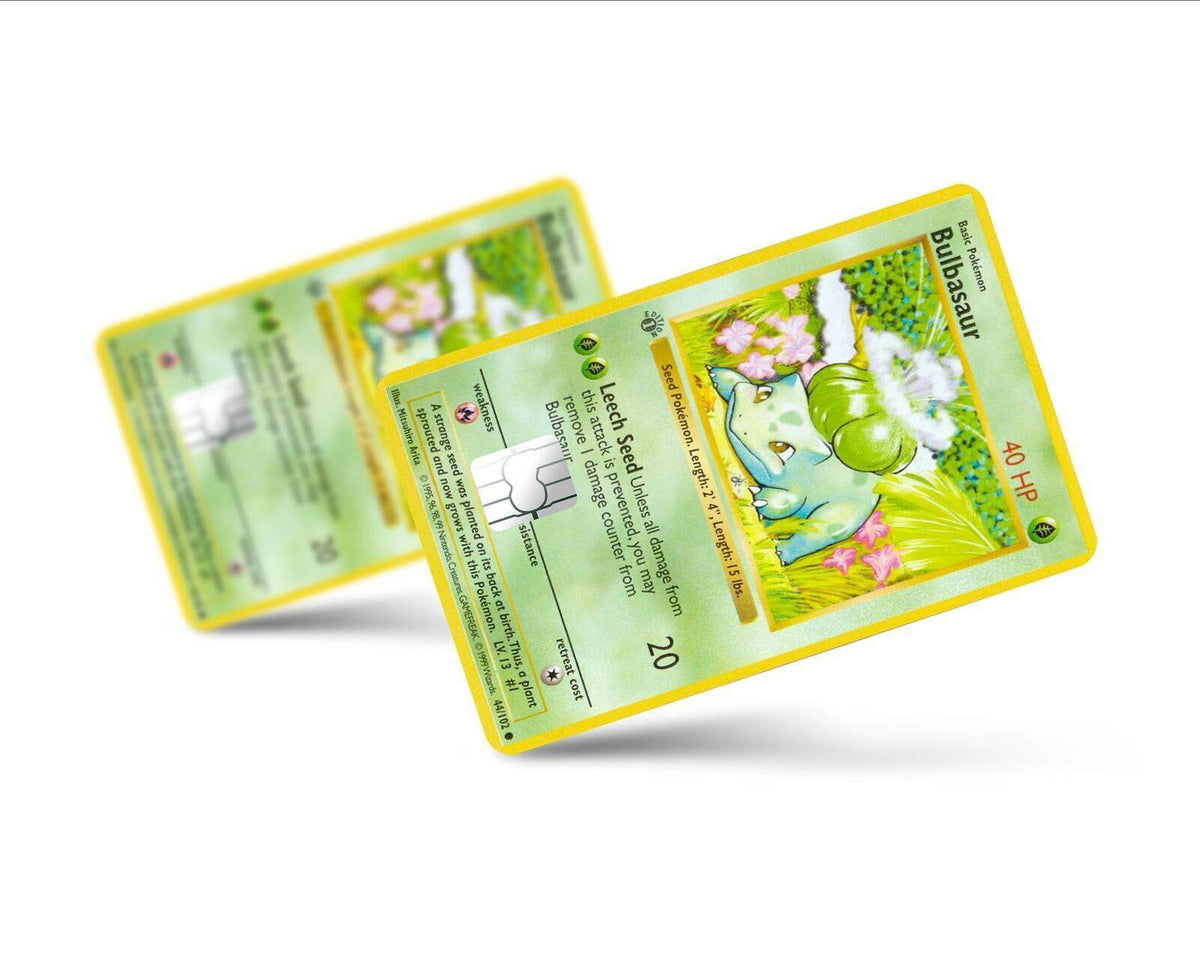 Bulbasaur Pokemon Card Skin Credit Card Skin