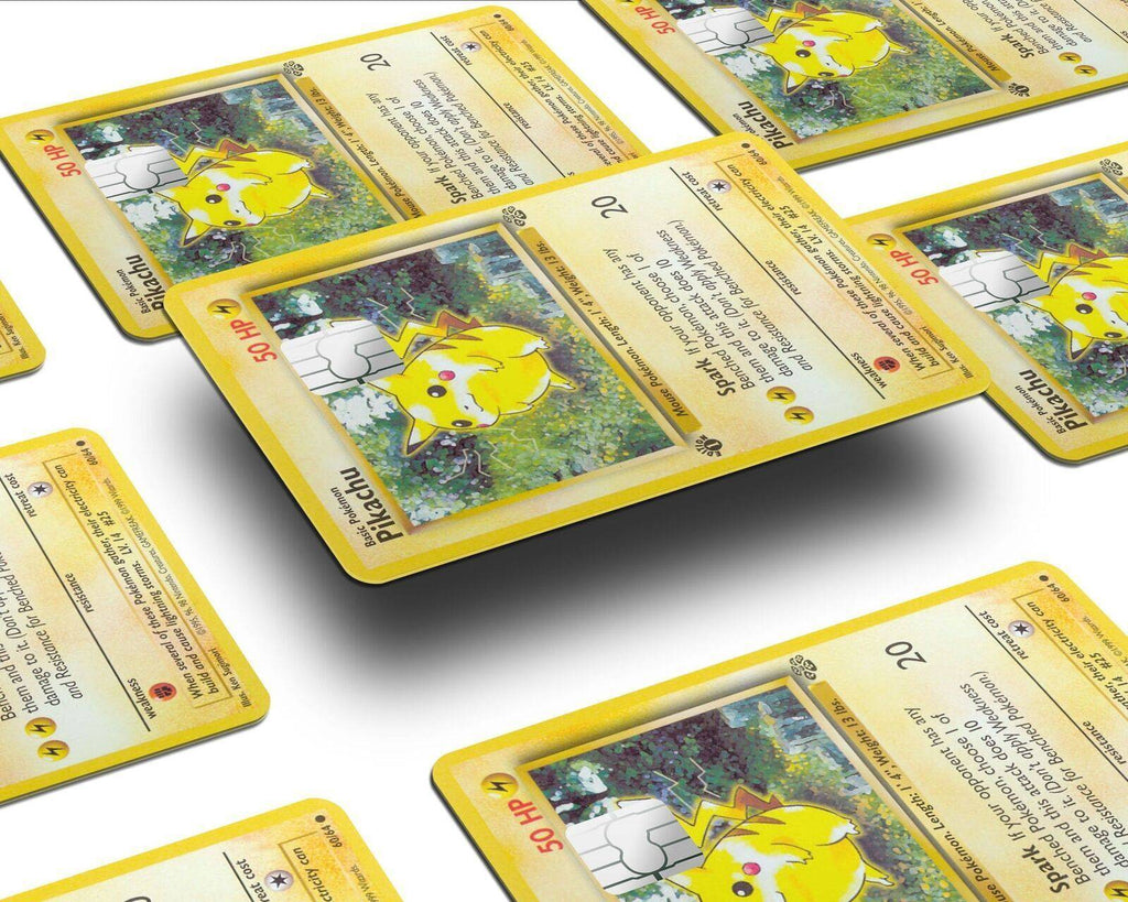 Pikachu Pokemon Card Skin Credit Card Skin