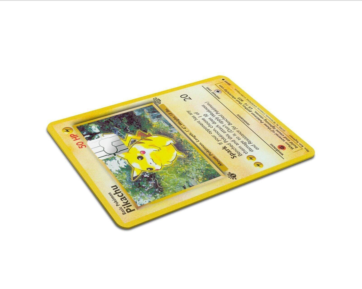 Pikachu Pokemon Card Skin Credit Card Skin