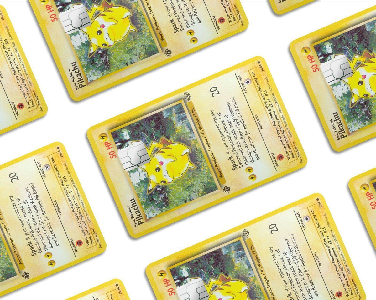 Pikachu Pokemon Card Skin Credit Card Skin