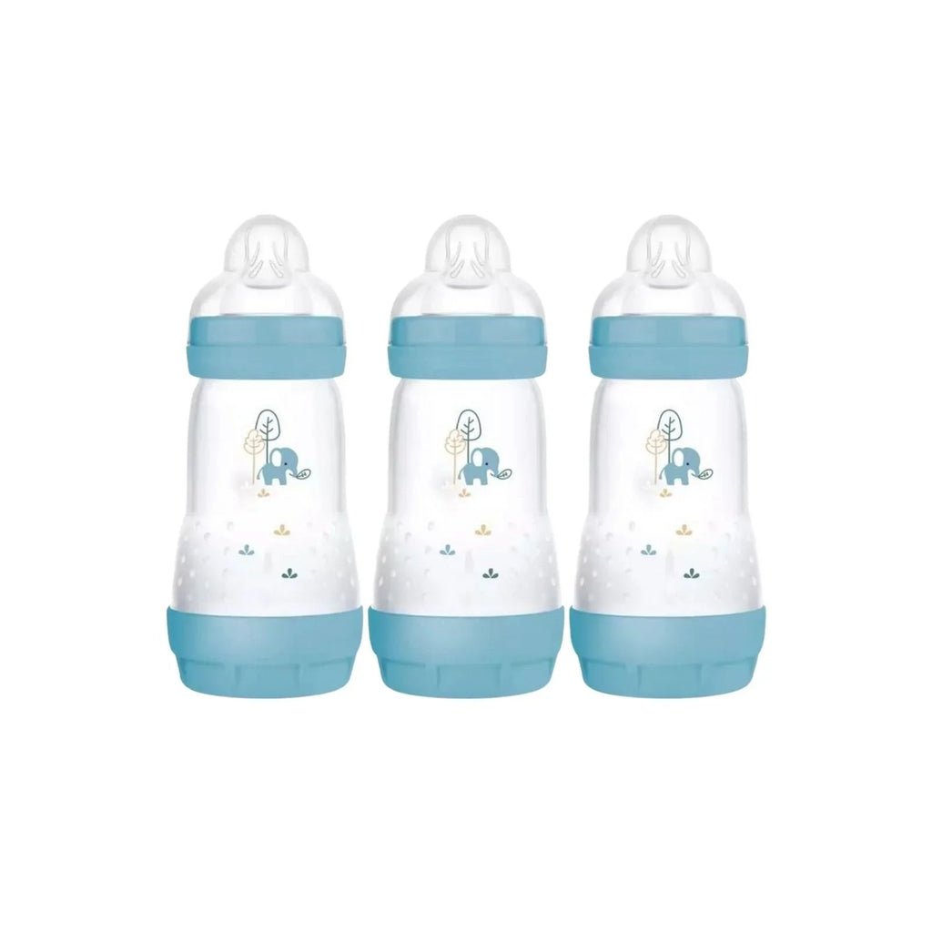 MAM Easy Start Anti-Colic Bottle 260ml Pack of 3 - Blue
