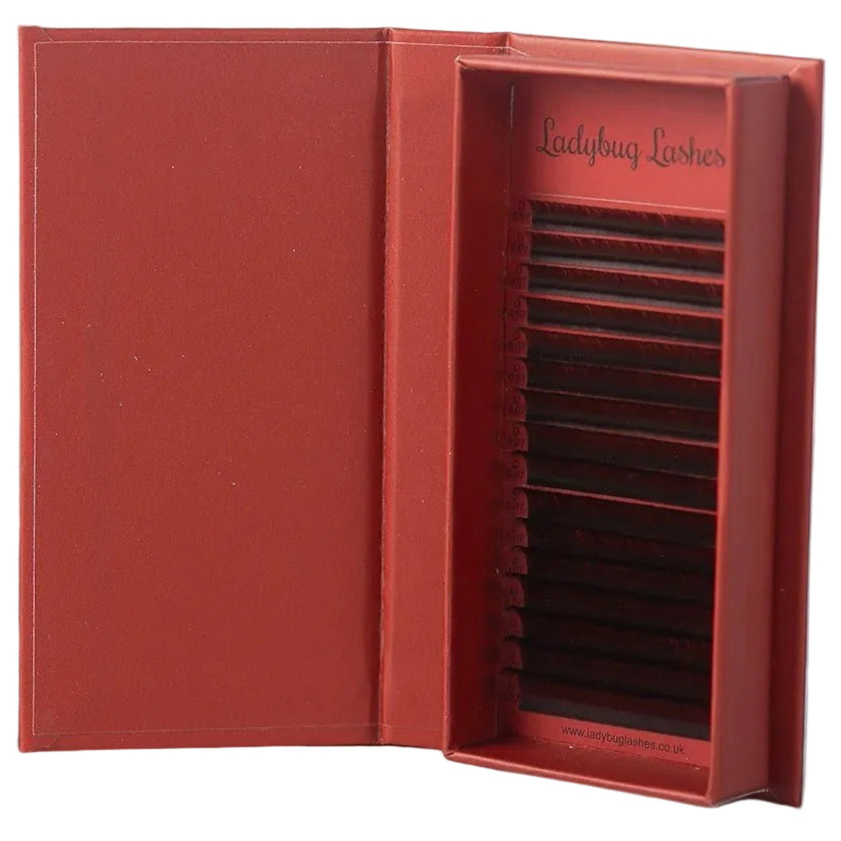 Brown Volume Silk Lashes 16 Row Mixed Tray